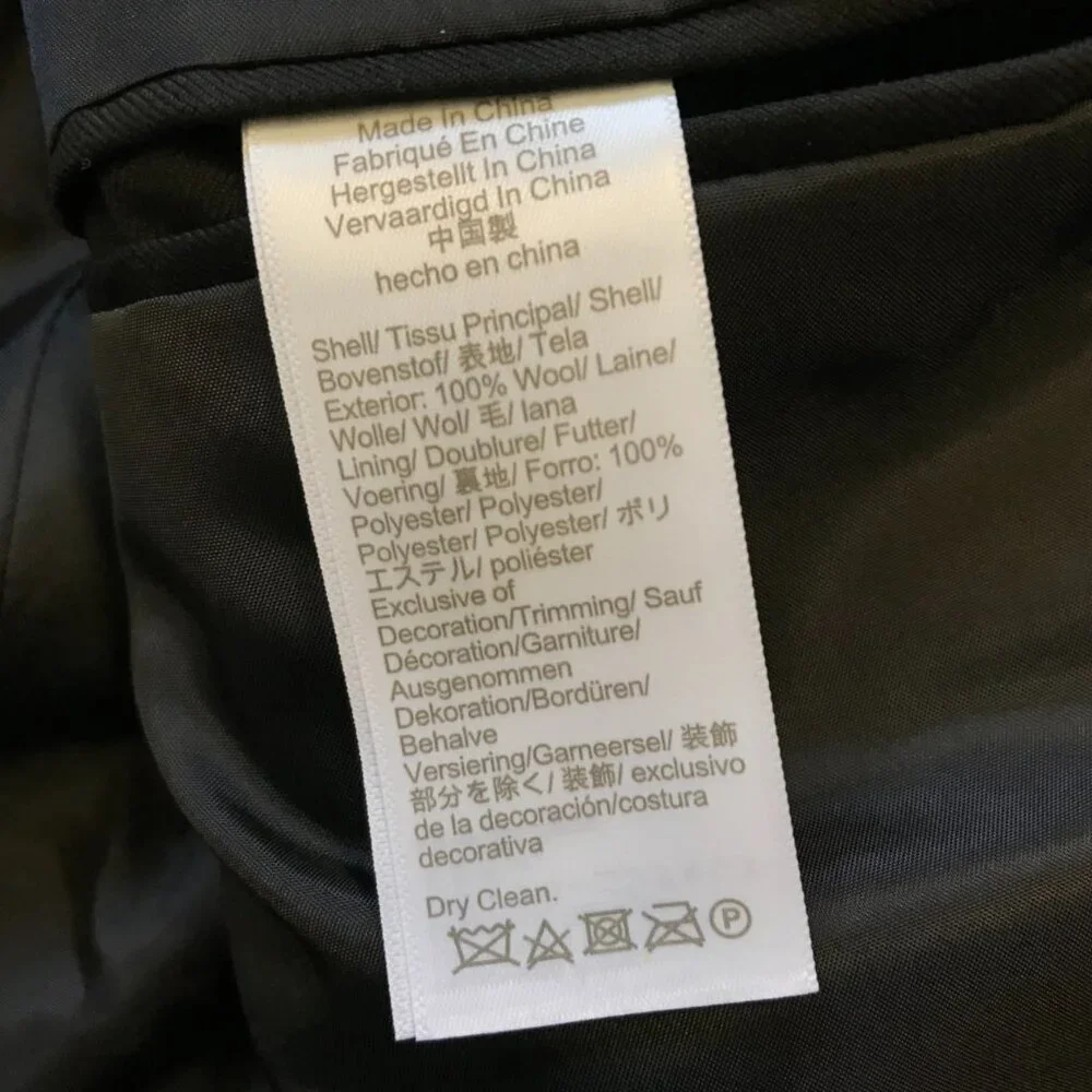 NWT JCREW Thompson Tuxedo Peal Lapel Jacket Mens 38 S Black Wool Slim Fit AZ235